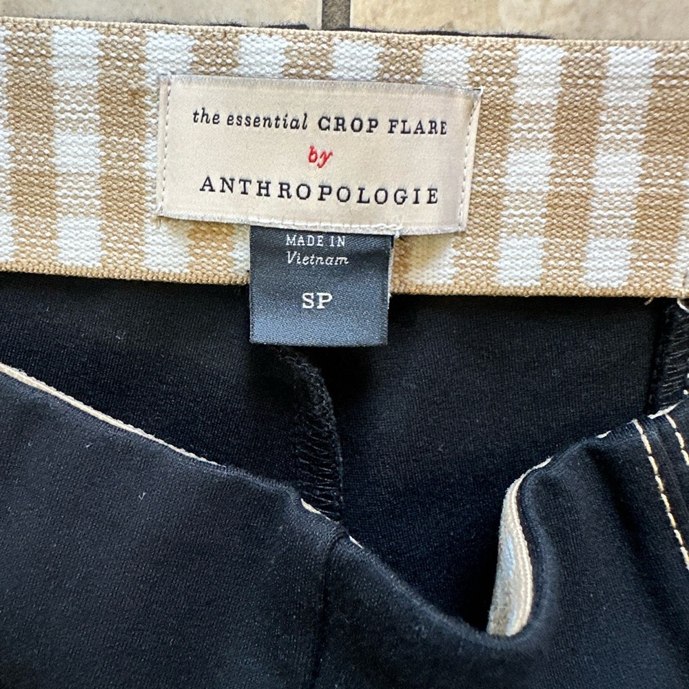 Anthropologie Black Boot Cut Flare Pants - Picture 6 of 6